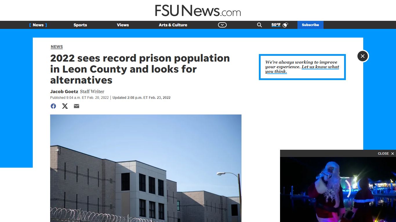 2022 sees record prison population in Leon County - FSView